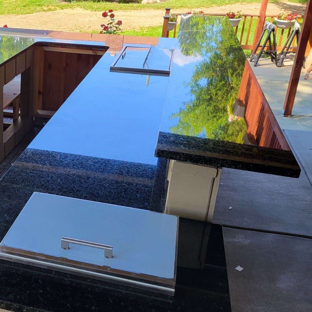 Ubatuba outdoor granite countertop in London Ohio