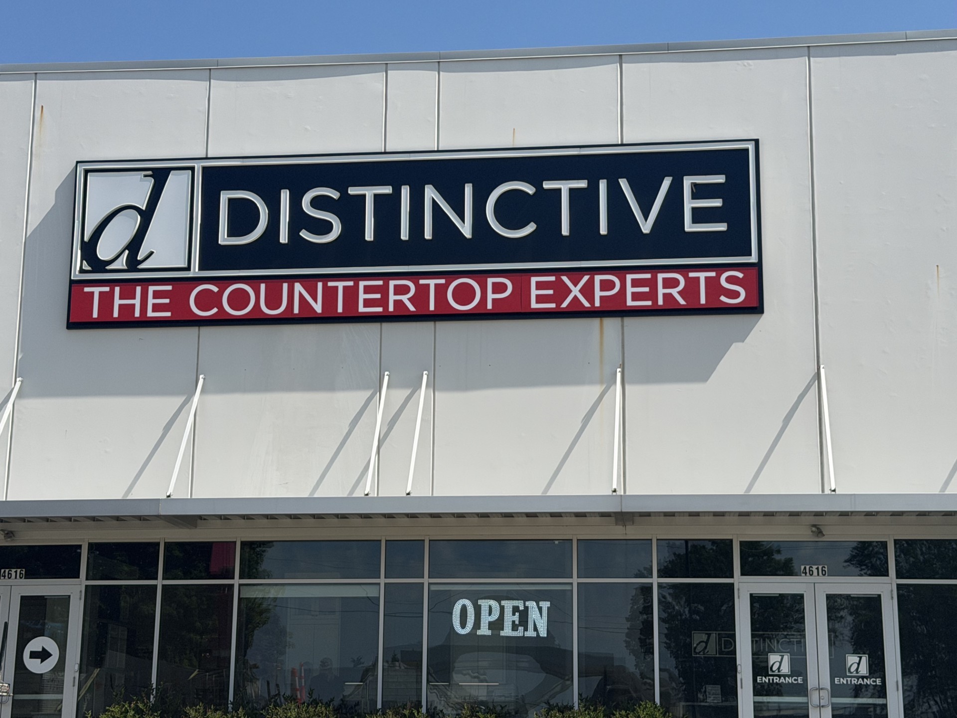showroom sign